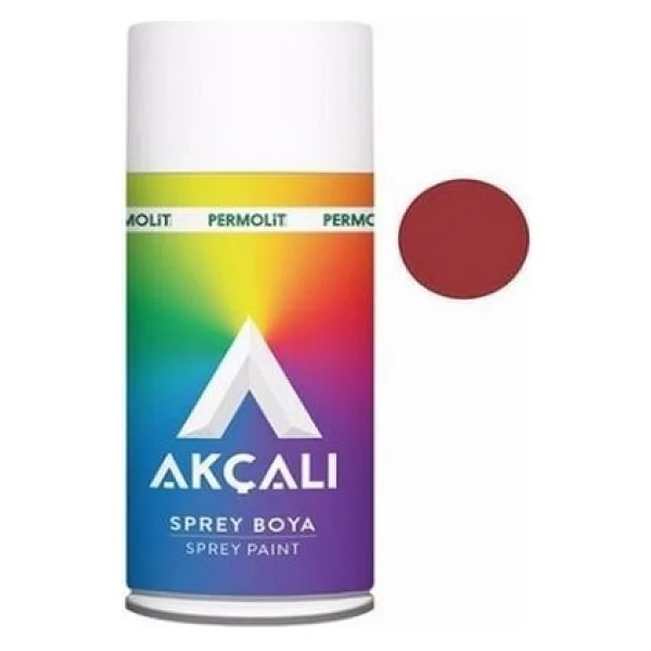 Akçalı 320 400 ml Kırmızı Sprey Boya - Görsel 2