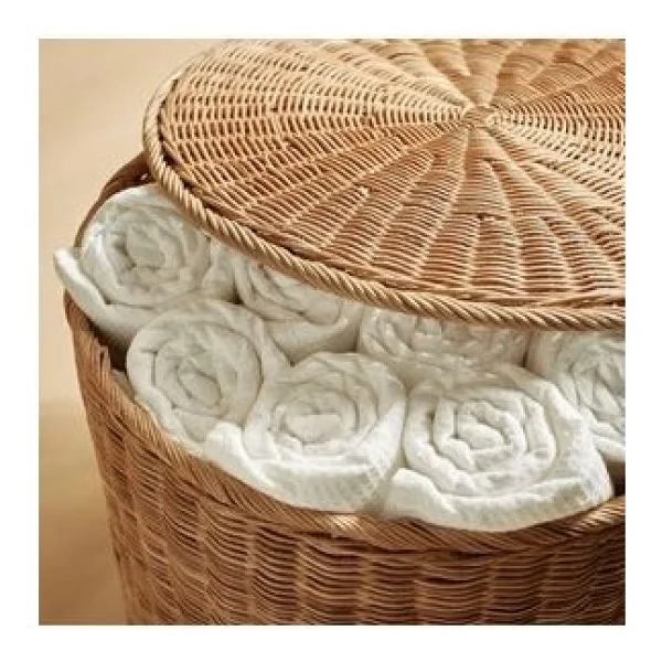 IKEA Tolknıng Saklama Gözlü Puf - 41 x 50 - Haki - Görsel 5