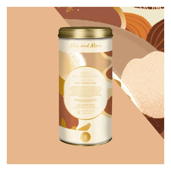 Mim and More Beyaz Sıcak Çikolata 200 gr - Görsel 4