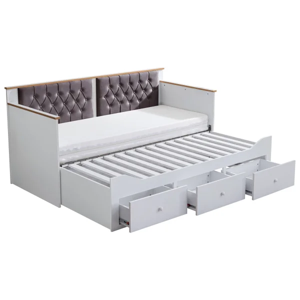 Setay Mobilya Alaçatı 80x200 cm Divan Çekmeceli Yavrulu Karyola - Görsel 6