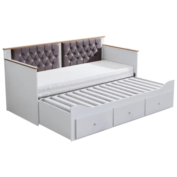 Setay Mobilya Alaçatı 80x200 cm Divan Çekmeceli Yavrulu Karyola - Görsel 2