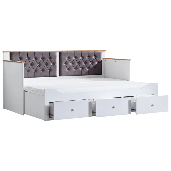 Setay Mobilya Alaçatı 80x200 cm Divan Çekmeceli Yavrulu Karyola - Görsel 5