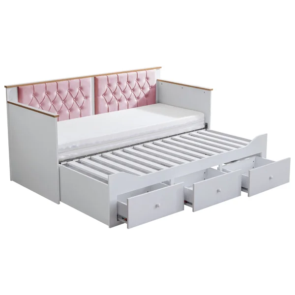 Setay Mobilya Alaçatı 80x200 cm Divan Çekmeceli Yavrulu Karyola - Görsel 7