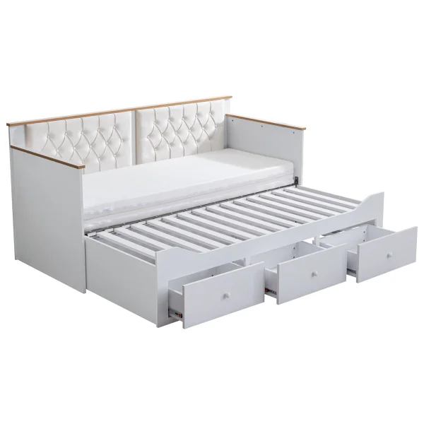 Setay Mobilya Alaçatı 80x200 cm Divan Çekmeceli Yavrulu Karyola - Görsel 8