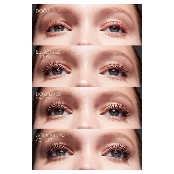 MAC Macstack Maskara 8 ml Hacim Verici Suya Dayanıklı Ağırlık Hissi Vermeyen Formül - Görsel 3