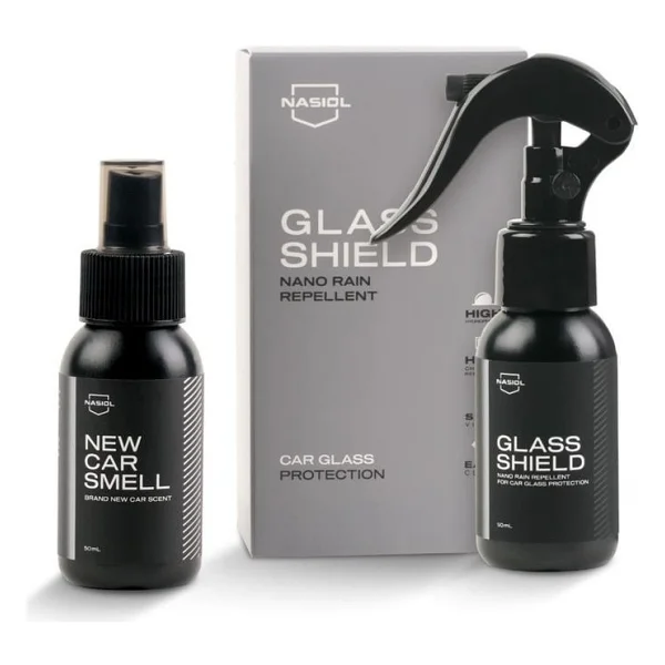 Nasiol -set 2-glasshield Nano Yağmur Kaydırıcı Ve New Car Smell Araç Kokusu 2'li Set - Görsel 6