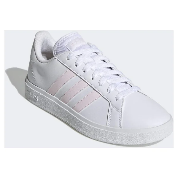 Adidas Grand Court 2.0 Beyaz-Pembe Kadın Spor Ayakkabı GW9260 - Görsel 3