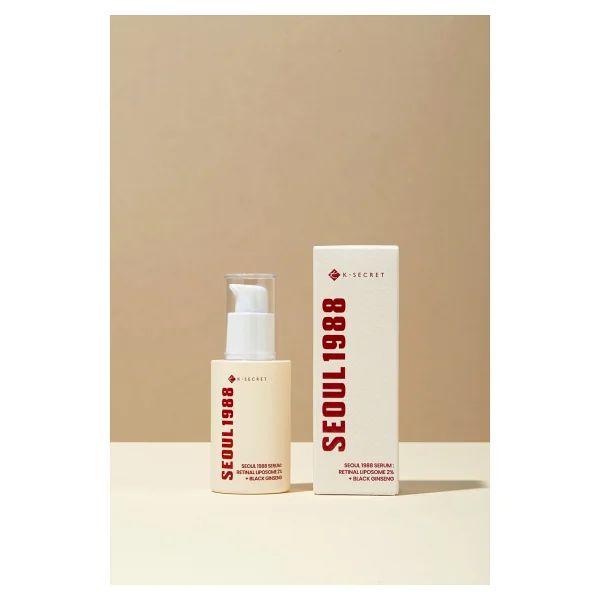 K-Secret SEOUL 1988 Serum : Retinal Liposome 2% + Black Ginseng - Kırışıklık Karşıtı ve Aydınlatıcı Retinal Serum 30ml - Görsel 4