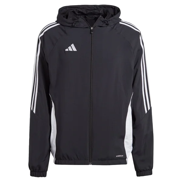 Adidas Tiro 24 Windbreaker IM8806 Kapüşonlu Siyah Erkek Rüzgarlık - Görsel 5