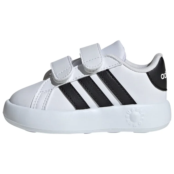 Adidas Grand Court 2.0 CF I ID5271 Beyaz-Siyah Bebek Spor Ayakkabı - Görsel 3