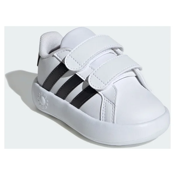 Adidas Grand Court 2.0 CF I ID5271 Beyaz-Siyah Bebek Spor Ayakkabı - Görsel 4