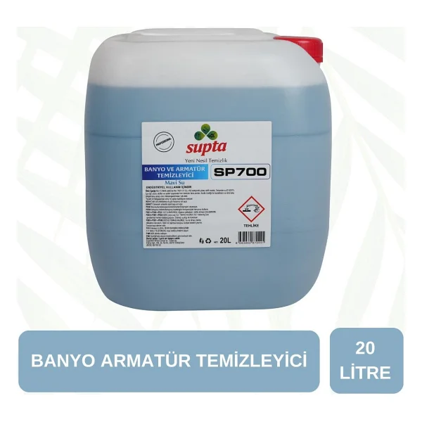 Supta Mavi Su Banyo Armatür Kireç Çözücü 20 Litre - Görsel 2