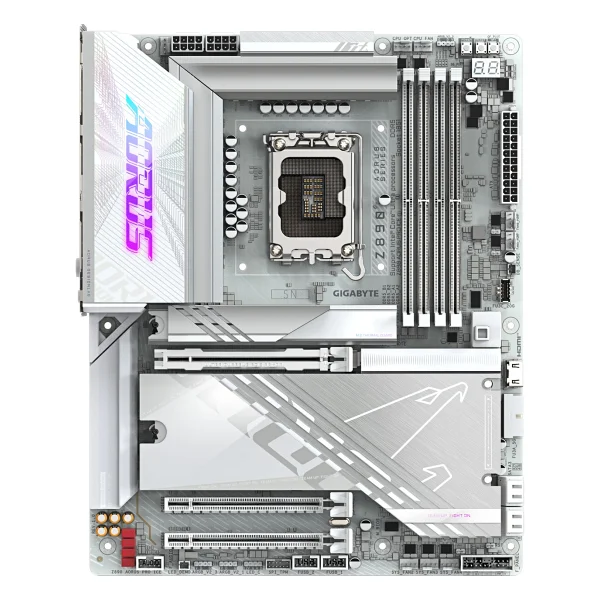 Gigabyte Z890 Aorus Pro Ice Wi-Fi Intel LGA1851 DDR5 ATX Anakart - Görsel 5
