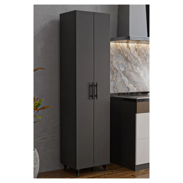 AEKA AE-3085 Selen 7 Raflı 2 Kapaklı Çok Amaçlı Dolap - Görsel 8