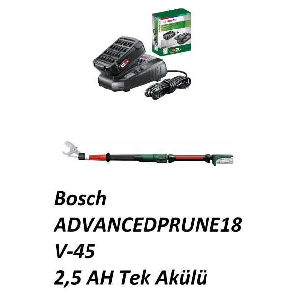 Bosch AdvancedPrune 18V-45 Teleskopik Tek Akülü 2 Ah Ağaç Budama Makinesi - Görsel 5