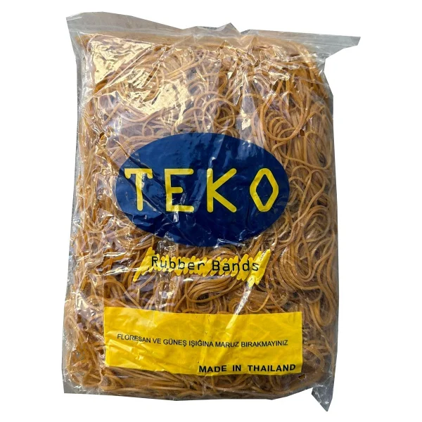 Teko AAA Kauçuk Ambalaj Paketleme Lastiği - Çap : 70 mm. Kalınlık:1,5 mm - 1000 Gr.lık 10 Paket - Görsel 2