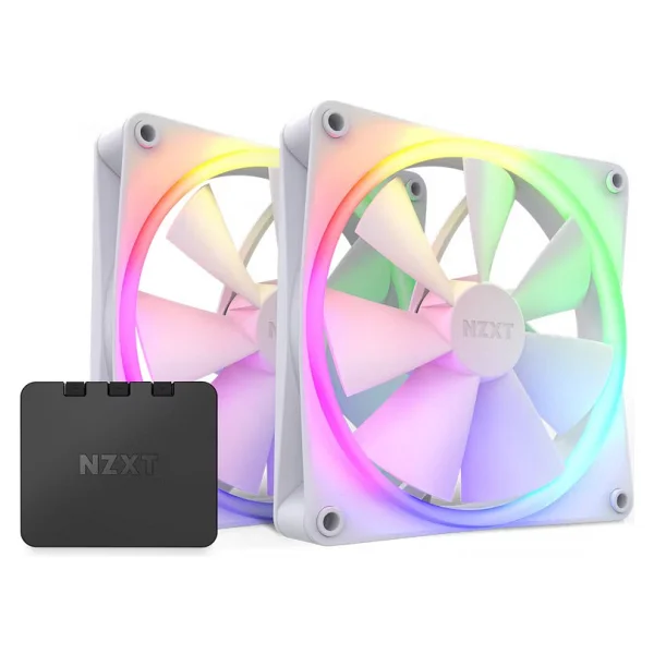 NZXT F140 RGB Twin Pack RF-R14DF-W1 2'li 14 cm Kasa Fanı - Görsel 4