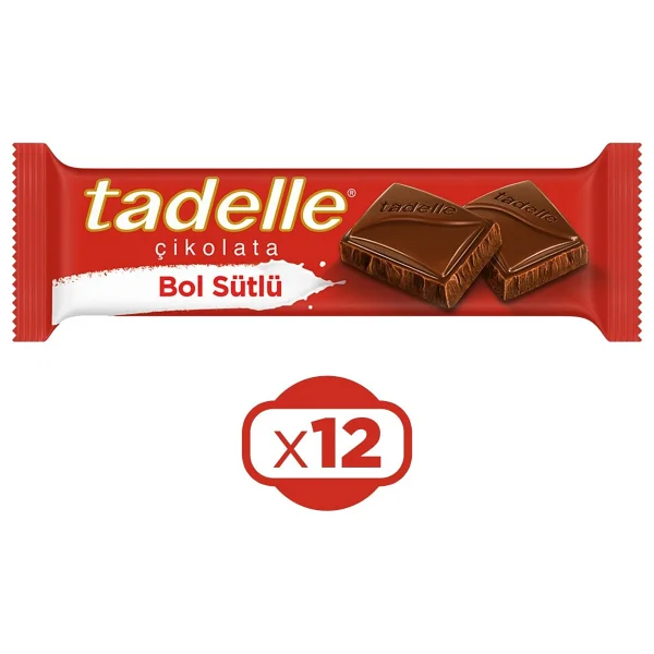 Tadelle Bol Sütlü Çikolata 30 Gr X 12 Adet - Görsel 2