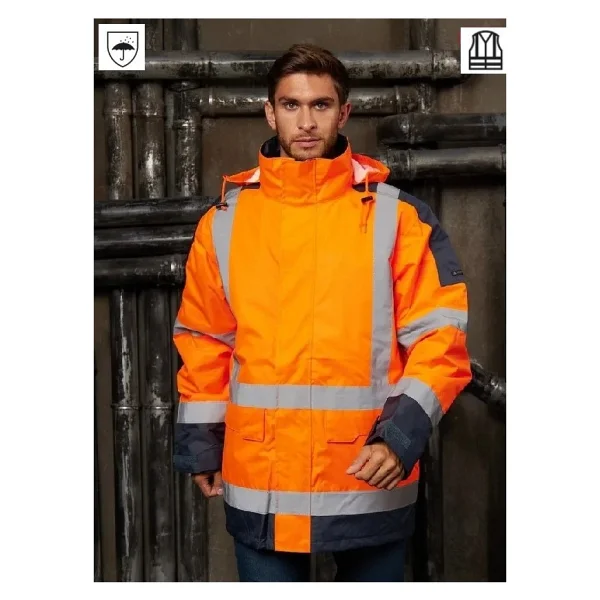 Delta Plus Easyvıew Su-Soğuk Geçirmez Oxford Parka İş Montu - Turuncu - Görsel 2
