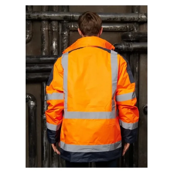 Delta Plus Easyvıew Su-Soğuk Geçirmez Oxford Parka İş Montu - Turuncu - Görsel 3