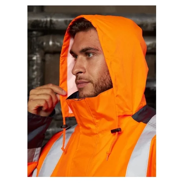 Delta Plus Easyvıew Su-Soğuk Geçirmez Oxford Parka İş Montu - Turuncu - Görsel 4
