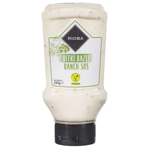 Rioba Vegan Ranch Sos 235gr - Görsel 3