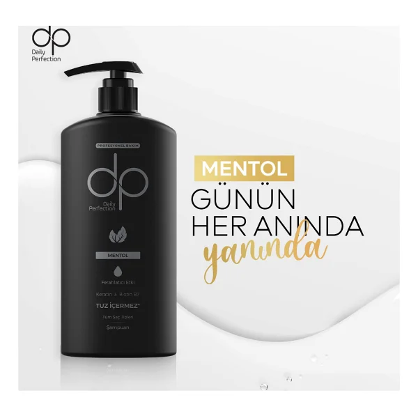 DP Daily Perfection Mentol Tuzsuz Şampuan 500 ml - Görsel 4