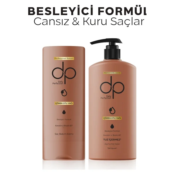 DP Daily Perfection Çörek Otu Yağı Tuzsuz Şampuan 500 ml - Görsel 4