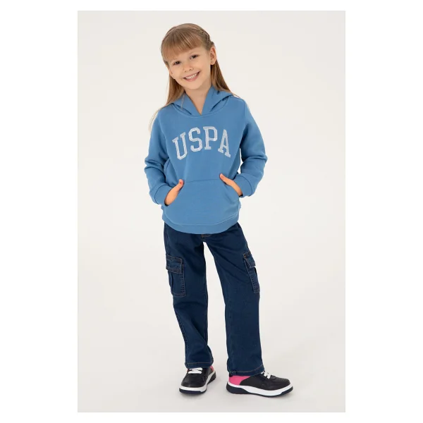 U.S. Polo Assn 50296388 Kapüşonlu Çocuk Sweatshirt - Görsel 9