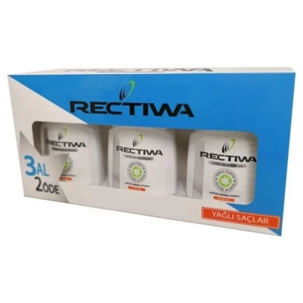 Rectiwa Yağlı Şampuan Seti -300 ml X 3 Adet - Görsel 3