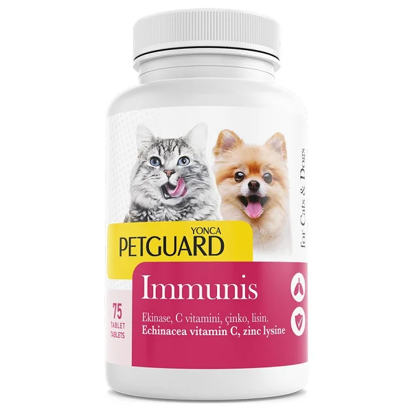 Petguard Immunis Köpek ve Kediler için 75 Tablet - Görsel 2