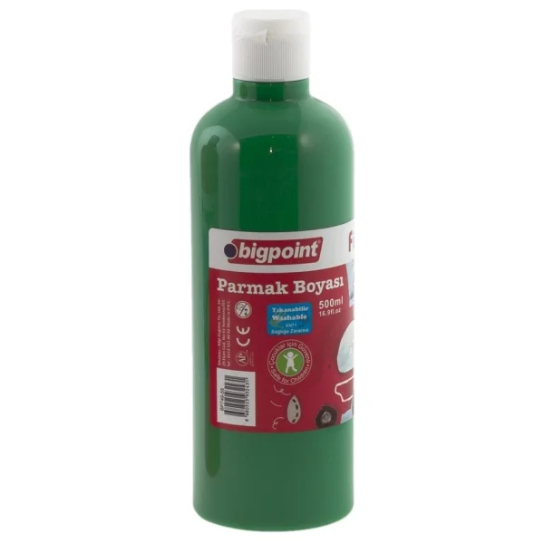 Bigpoint 500 ml Yeşil Parmak Boyası - Görsel 3