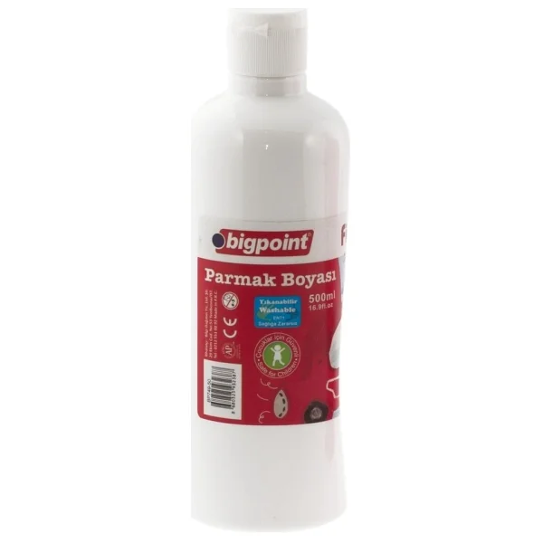 Bigpoint 500 ml Beyaz Parmak Boyası - Görsel 3
