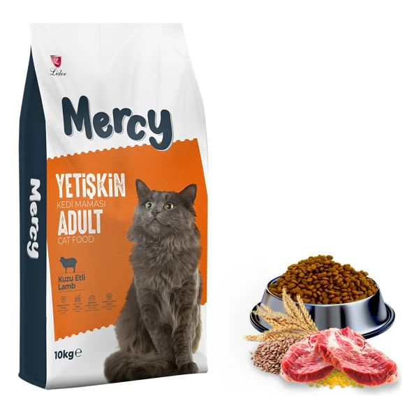 Mercy Kuzu Etli 10 kg Yetişkin Kedi Maması - Görsel 10