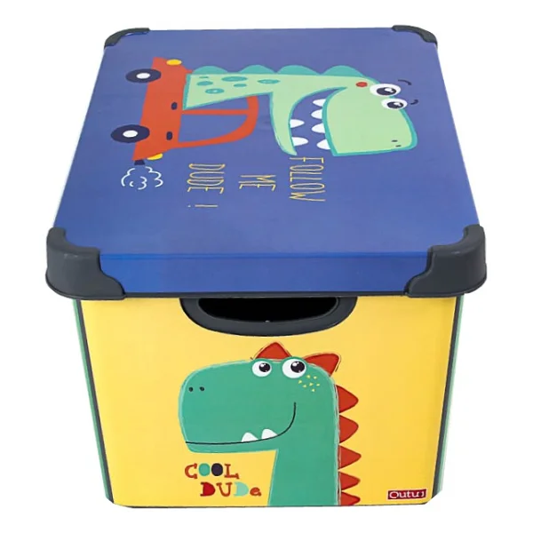 QUTU Style Box Dude Dekoratif Oyuncak Kutu Seti - 3x 20 Litre - Görsel 5
