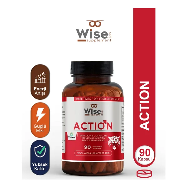 WiseLab Action Erkek Takviye 90 Kapsül - Görsel 10