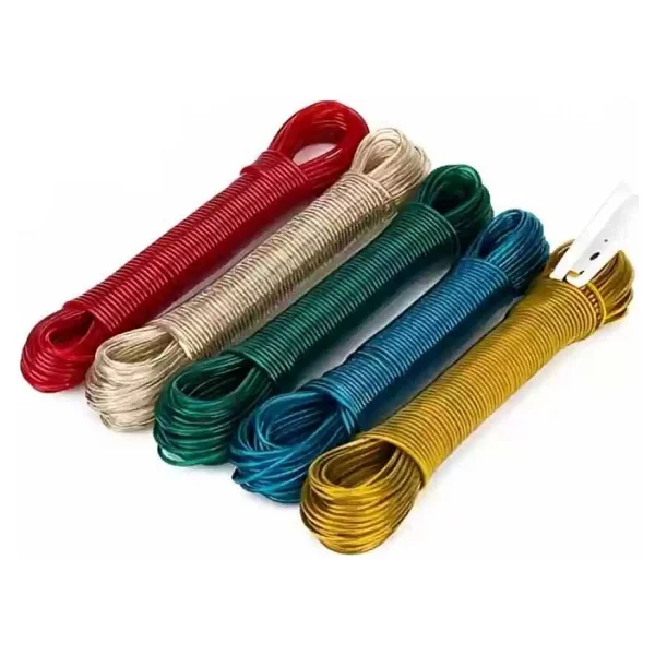 Pvc Kaplama 20 Metre Celik Camasir Ipi 12 Adet - Görsel 2