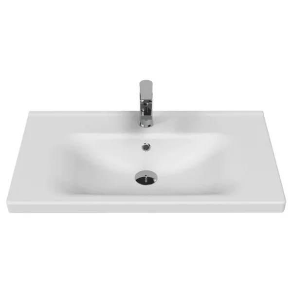 Creavit Eksen 45x80 cm Etajerli Mobilya Dolap Uyumlu Lavabo EK080 - Görsel 6
