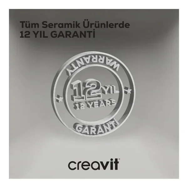 Creavit Eksen 45x80 cm Etajerli Mobilya Dolap Uyumlu Lavabo EK080 - Görsel 5