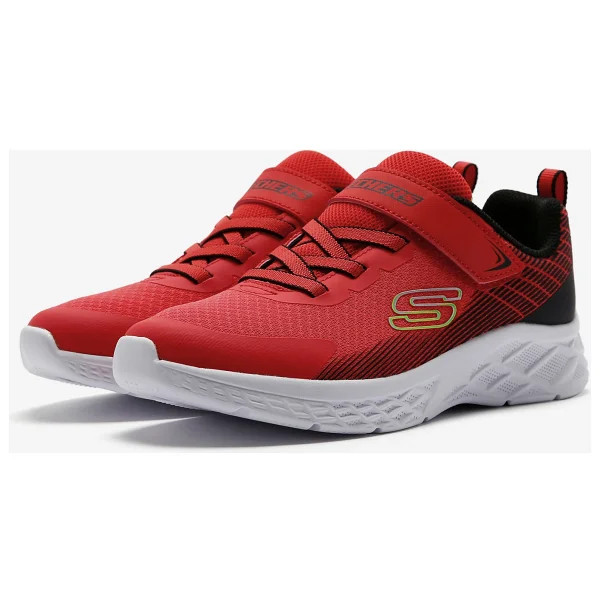Skechers Microspec II Zovrix 403924L RDBK Kırmızı Erkek Çocuk Spor Ayakkabı - Görsel 3