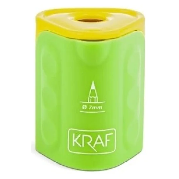 Kraf 732G Tek Delikli Hazneli Kalemtıraş - Görsel 3