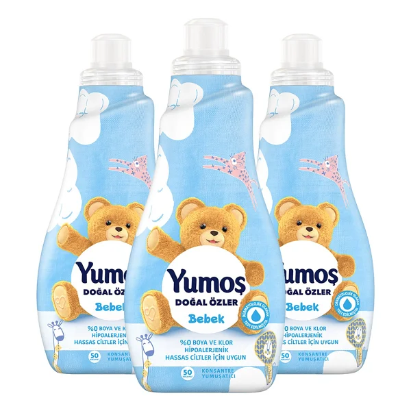 Yumoş Bebek Doğal Özler Konsantre Yumuşatıcı 1200 ml 3 Adet - Görsel 2
