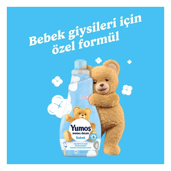 Yumoş Bebek Doğal Özler Konsantre Yumuşatıcı 1200 ml 3 Adet - Görsel 4