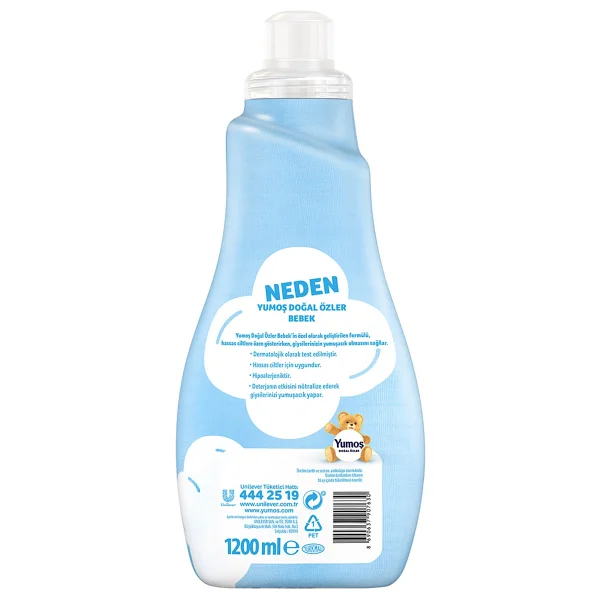Yumoş Bebek Doğal Özler Konsantre Yumuşatıcı 1200 ml 3 Adet - Görsel 8