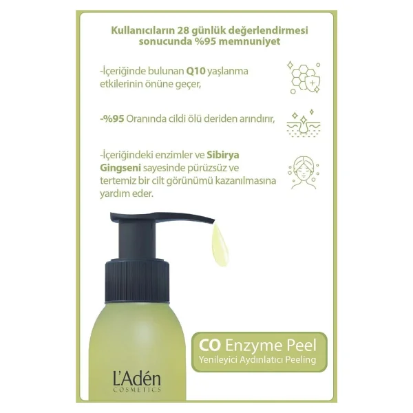 L'Aden Cosmetics Anında Soyucu Ginseng Peeling Ölü Deri Arındırıcı, Yenileyici, Aydınlatıcı Vücut, Yüz Peelingi - Görsel 2