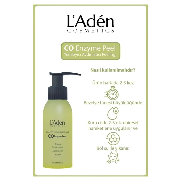 L'Aden Cosmetics Anında Soyucu Ginseng Peeling Ölü Deri Arındırıcı, Yenileyici, Aydınlatıcı Vücut, Yüz Peelingi - Görsel 3