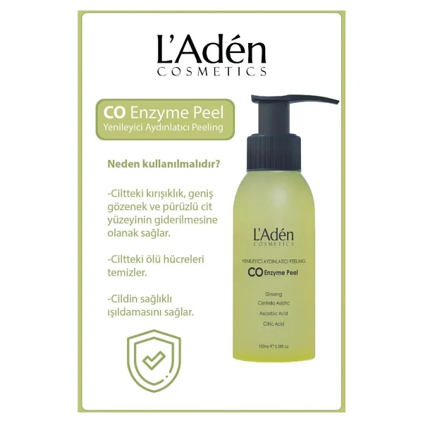 L'Aden Cosmetics Anında Soyucu Ginseng Peeling Ölü Deri Arındırıcı, Yenileyici, Aydınlatıcı Vücut, Yüz Peelingi - Görsel 4