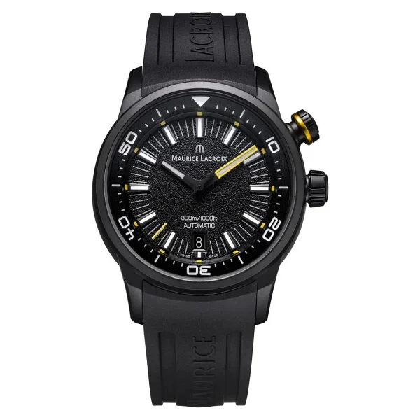 Maurice Lacroix Pontos S Diver ML-PT6248DLB00330-2 Silikon Kordon Erkek Kol Saati - Görsel 4
