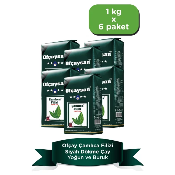 Ofçaysan Çamlıca Filizi 1 kg 6'lı Çay - Görsel 5