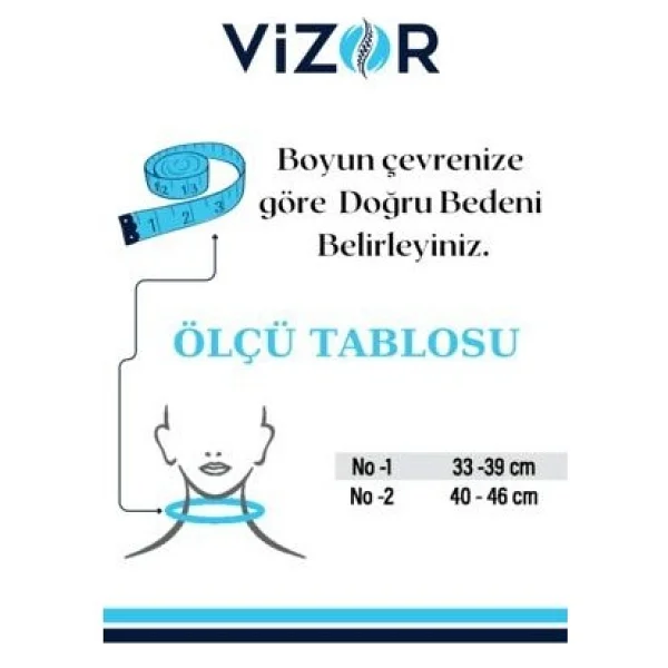 Vizor Wire Frame Boyunluk - Yüksekliği Ayarlanabilir - Açık Boyunluk - Siyah - 1 - Görsel 2